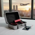 Dyson Supersonic Travel Redefines Premium Portable Hair Drying — AI-generated illustration