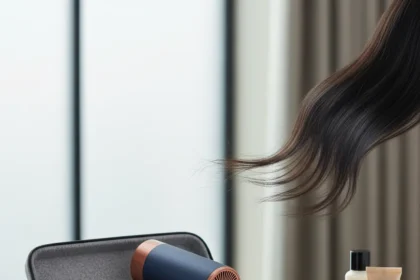 Dyson Supersonic Travel proves compact hairdryers can pack real power — AI-generated illustration