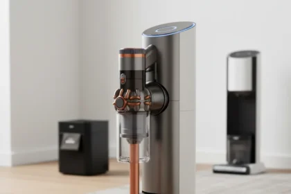 Dyson V10 Konical Auto-empty Dok Finally Catches Up to Rivals — AI-generated illustration