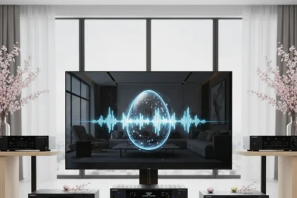 Easter audio-visual deals: OLED TVs, AV receivers, and Sonos soundbars — AI-generated illustration