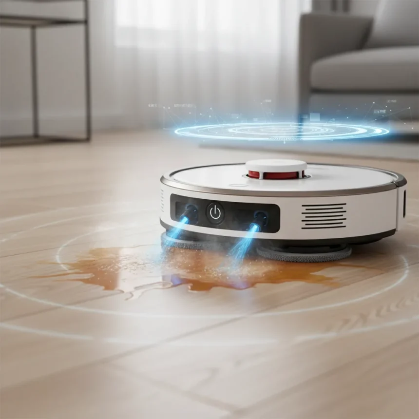 Ecovacs Deebot X12 OmniCyclone tackles dried stains robots usually ignore