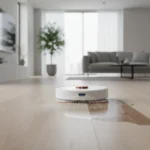 Ecovacs DEEBOT X9 PRO OMNI redefines robot mopping with pre-spray technology — AI-generated illustration