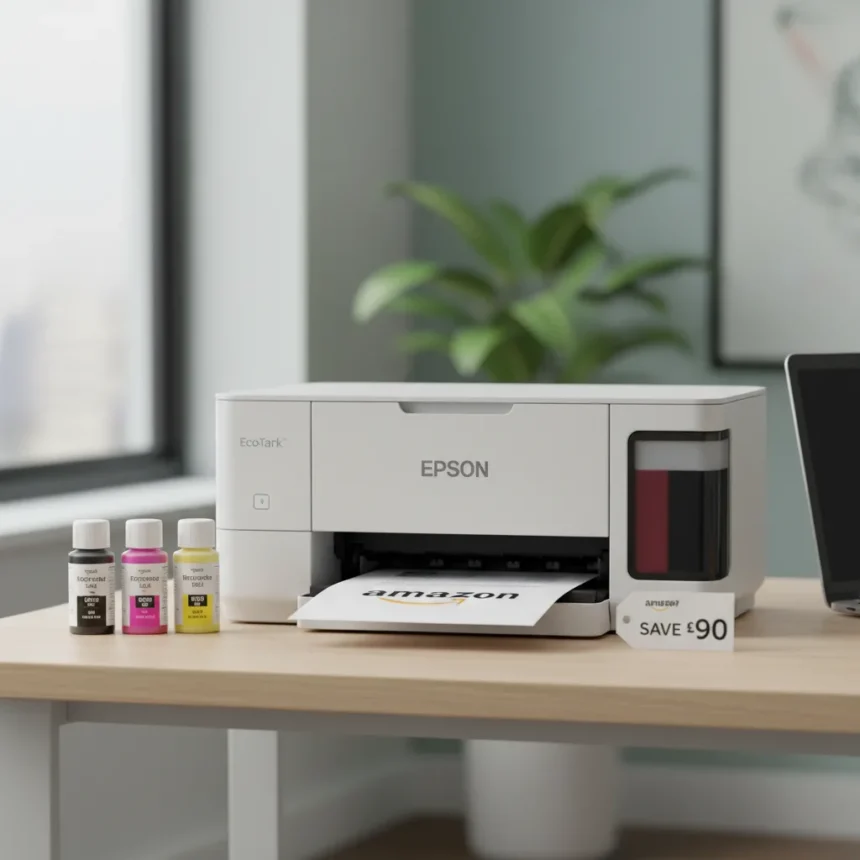 Epson EcoTank ET-2861 Printer: Budget-Friendly Ink Tank Now £90 Off — AI-generated illustration
