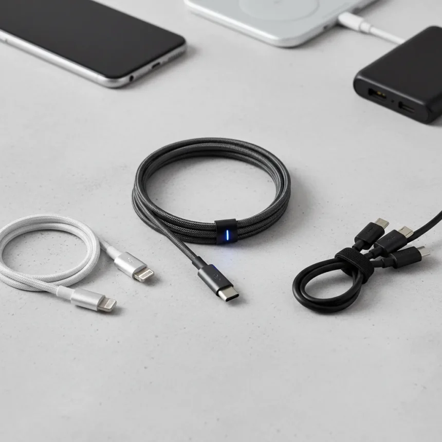 The 3 USB cables every phone owner actually needs — AI-generated illustration