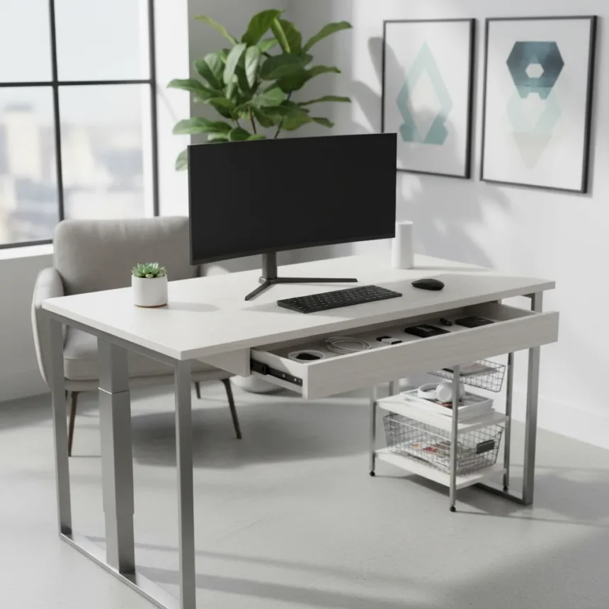 Eureka Ergonomic Opal Standing Desk: Style Over Storage