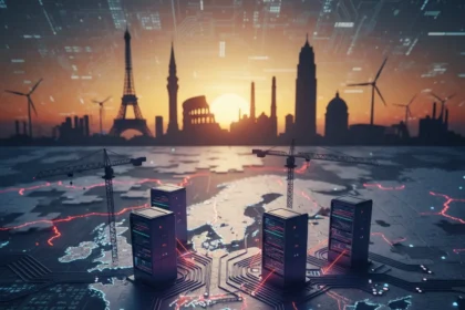 Europe's digital sovereignty push hinges on infrastructure control — AI-generated illustration