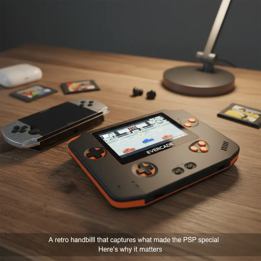 Evercade Nexus Finally Delivers the PSP Successor Gamers Deserve — AI-generated illustration