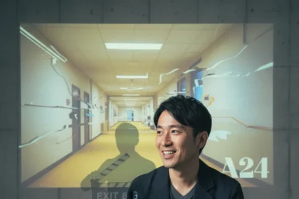 Exit 8 director eyes A24's Backrooms horror film — AI-generated illustration