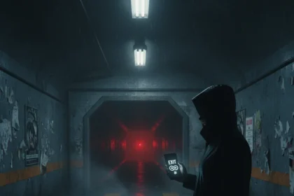 Exit 8 is the video game movie we've been waiting for — AI-generated illustration