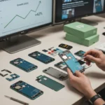Fairphone defies smartphone slump with record 2025 growth — AI-generated illustration