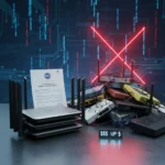 FCC's US-only router ban reshapes the consumer networking market — AI-generated illustration