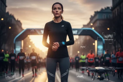 First marathon nerves? Here's what experts say to do — AI-generated illustration