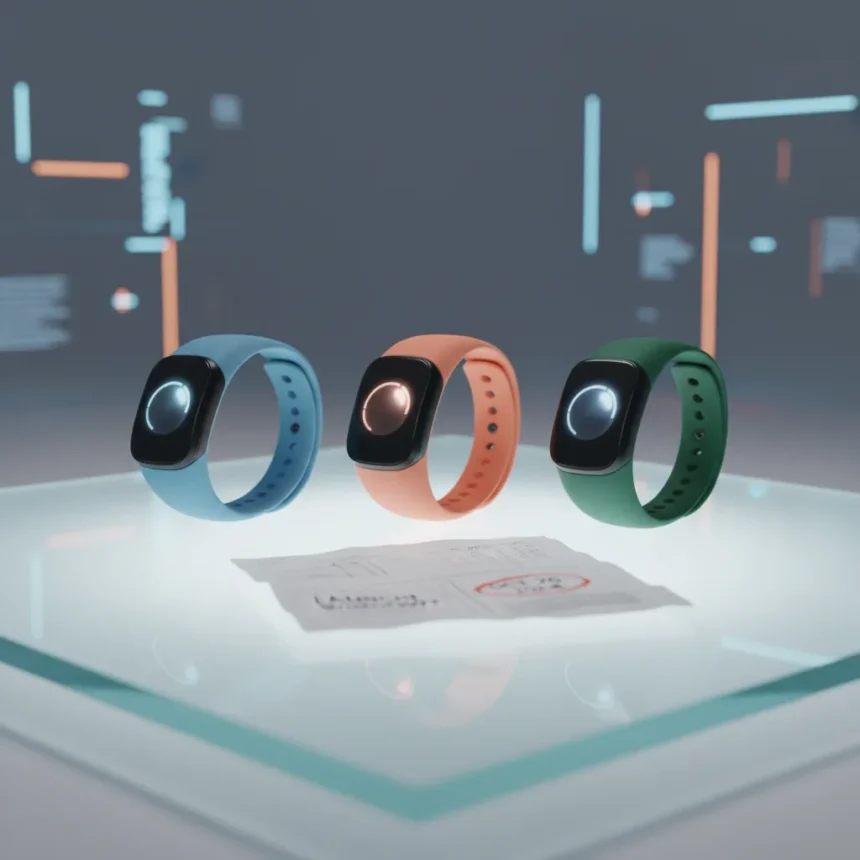 Fitbit Air leak reveals colors and launch date—but details remain thin — AI-generated illustration