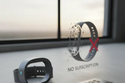 Fitbit Air leak reveals May launch and Google's Whoop killer — AI-generated illustration