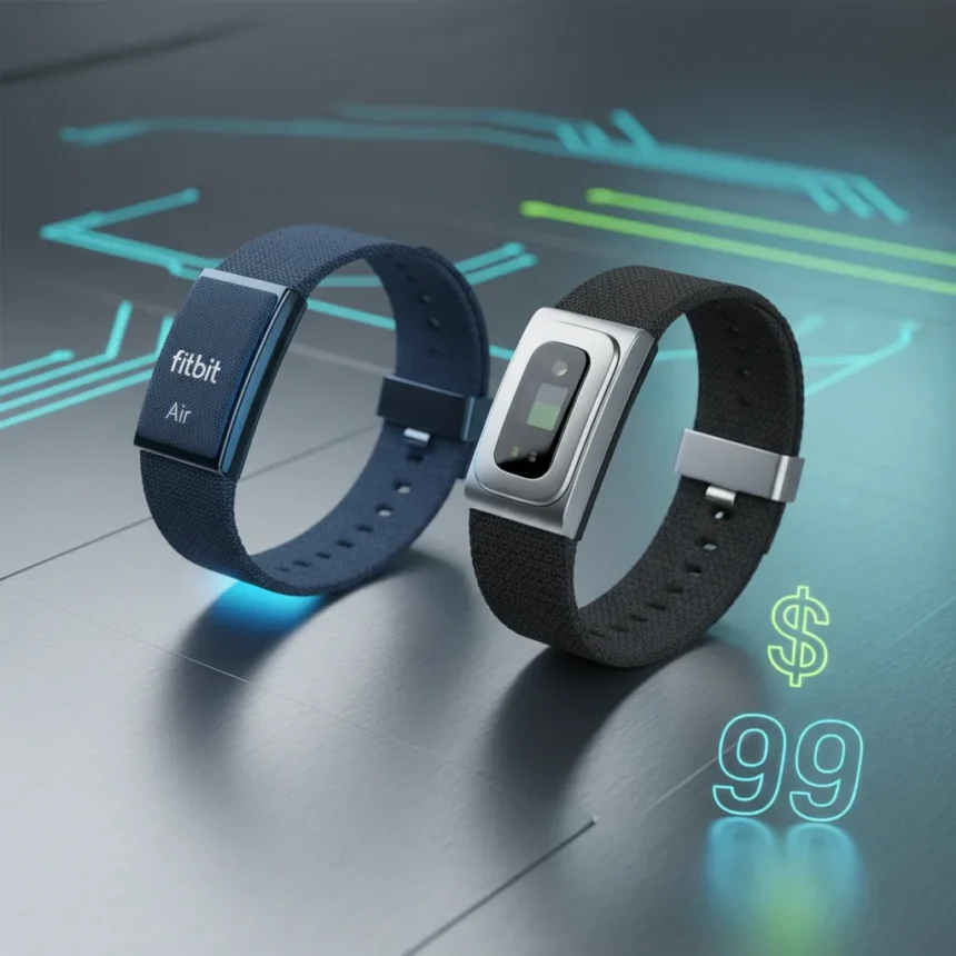 Fitbit Air could dethrone Whoop 5.0 this summer at $99 — AI-generated illustration