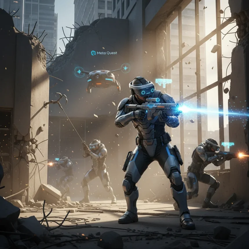 Forefront VR revives multiplayer gaming on Meta Quest — AI-generated illustration