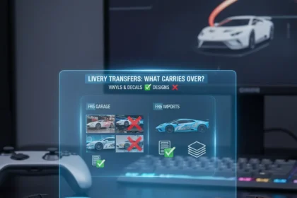 Forza Horizon 6 livery transfers: what carries over from FH5 — AI-generated illustration