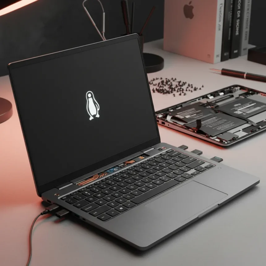 Framework Laptop 13 Pro: The Modular Linux Machine That Challenges MacBook — AI-generated illustration