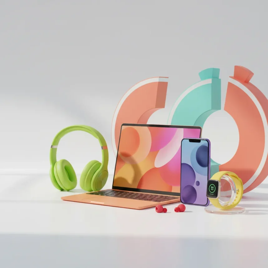 Fruity color trend takes over tech in 2026 — AI-generated illustration