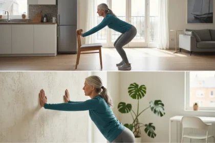 3 Functional exercises for over-50s that build real-world strength — AI-generated illustration