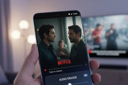Galaxy S26 Audio Eraser Finally Fixes Muffled Movie Dialogue — AI-generated illustration