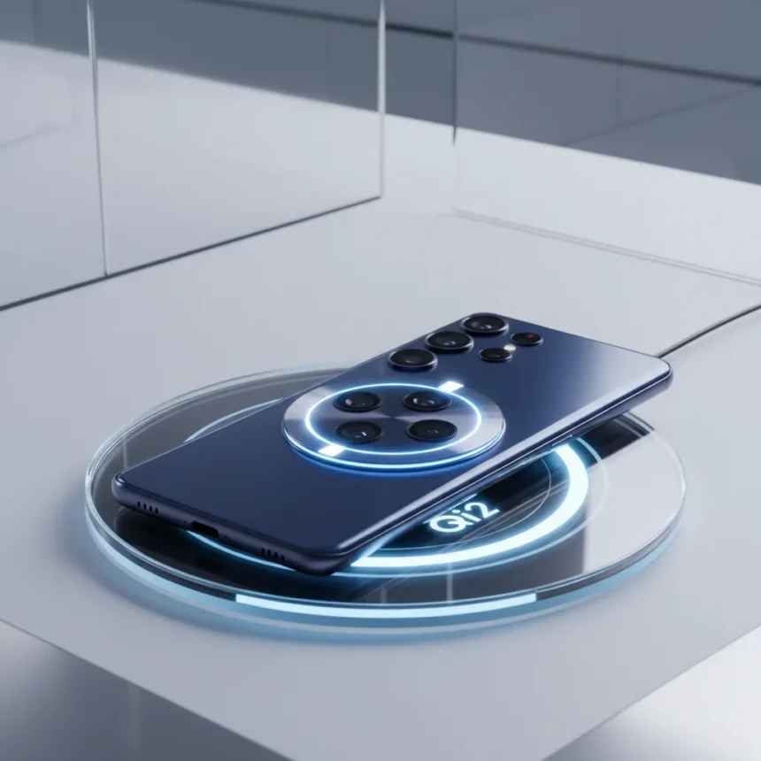 Galaxy S27 redesign hints at Qi2 charging integration — AI-generated illustration