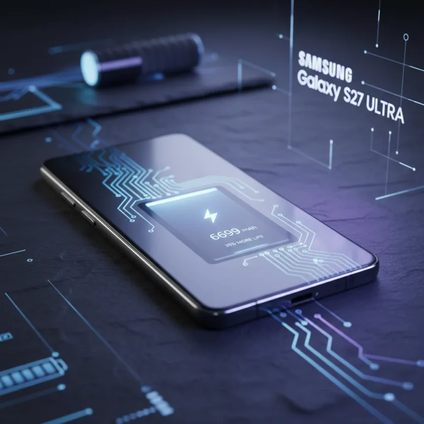 Samsung Galaxy S27 Ultra battery upgrade could finally break the 5,000 mAh curse — AI-generated illustration