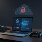 GameHub turns MacBook Pro gaming from impossible to playable — AI-generated illustration