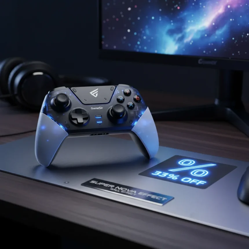 GameSir Super Nova Hall Effect Controller Hits Steal Pricing — AI-generated illustration