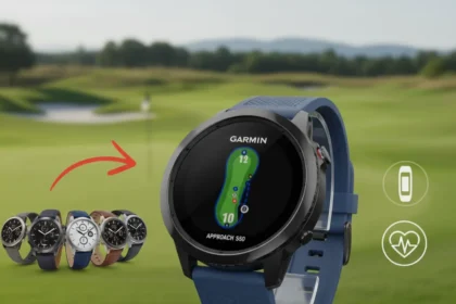 Garmin Approach S50 Golf Watch Challenges Premium Rivals — AI-generated illustration