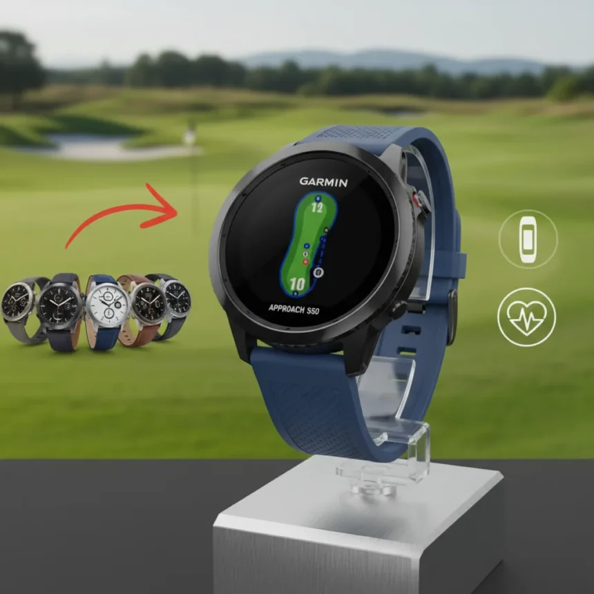 Garmin Approach S50 Golf Watch Challenges Premium Rivals