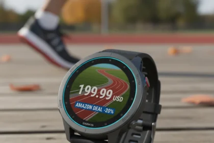 Garmin Forerunner 165 hits $199.99 — best budget running watch deal — AI-generated illustration