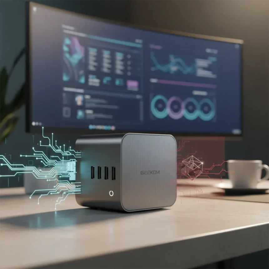 Geekom A5 Pro mini PC review: Solid, but not for everyone — AI-generated illustration