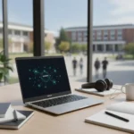 Geekom GeekBook X14 Pro: Ultralight Laptop for Students — AI-generated illustration