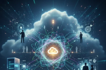 Gemini Enterprise positions Google as agentic AI's connective tissue — AI-generated illustration