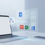 Gemini now generates PDFs and Word docs directly in chat — AI-generated illustration