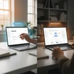 Gemini Notebooks vs NotebookLM: When to use each — AI-generated illustration