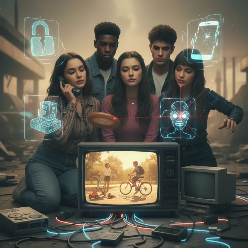 Gen Z nostalgia for the past exposes modern tech's broken promises — AI-generated illustration