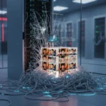 GIF spam cripples backup storage with 377GB of duplicates — AI-generated illustration