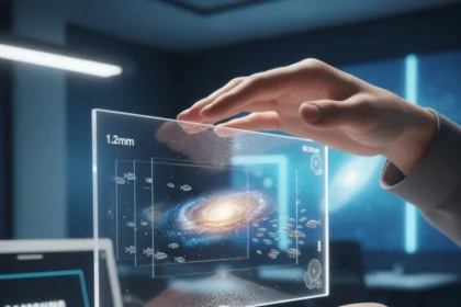 Glasses-Free 3D Light-Field Displays Finally Shed Their Bulk — AI-generated illustration