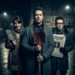 Good Neighbours is a dark comedy thriller hiding on Prime Video — AI-generated illustration