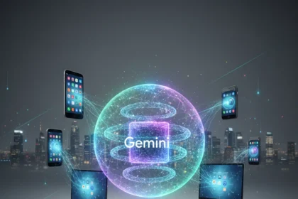 Google's AI layer strategy reshapes how apps will work — AI-generated illustration