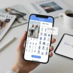 Google's AI wardrobe feature transforms your camera roll into a digital closet — AI-generated illustration