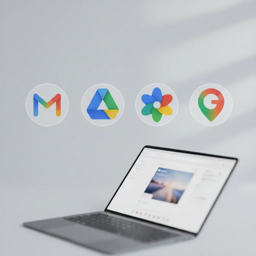 Google Apps Icon Redesign Brings Material 3 to Gmail and Drive — AI-generated illustration