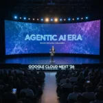 Google Cloud declares the agentic AI era has begun — AI-generated illustration