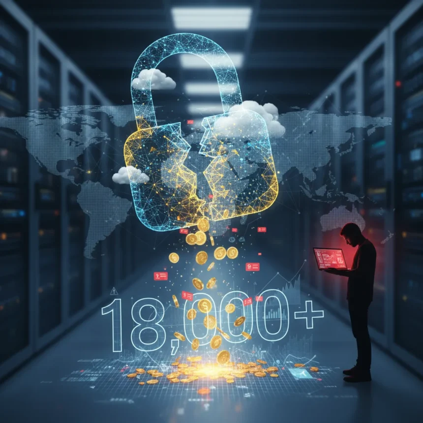 Google Cloud API keys expose developers to $18,000+ surprise bills — AI-generated illustration