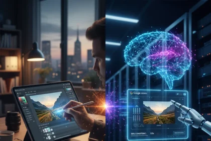 Google Gemini photo editing challenges human editors — AI-generated illustration