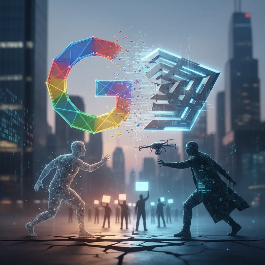 Google's Pentagon AI deal exposes ethics vs — AI-generated illustration