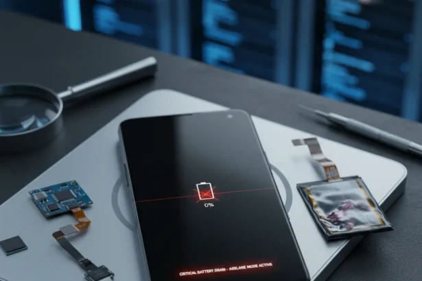 Google Pixel battery drain bug cripples multiple models — AI-generated illustration