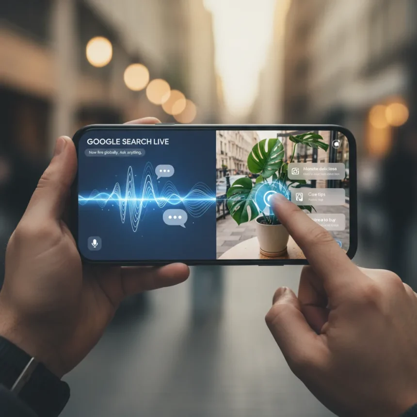 Google Search Live transforms mobile search into real-time AI conversation